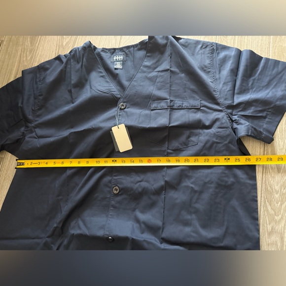 Harbor Bay|Men's Navy button up shirt & shorts matching set,NWT in size 2X••• - Picture 11 of 13